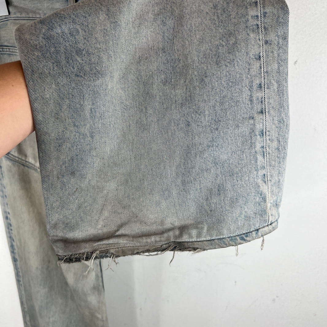 Balenciaga Size Sticker Baggy Denim Jeans