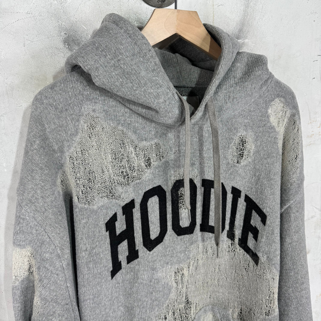 Doublet Ripped Off Knit Hoodie