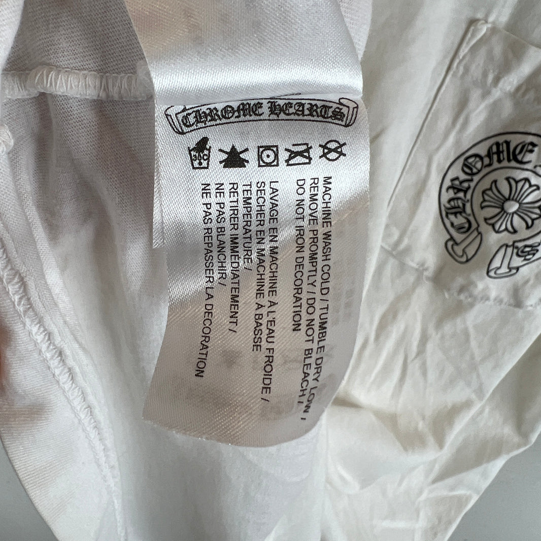Chrome Hearts White Horseshoe T-Shirt