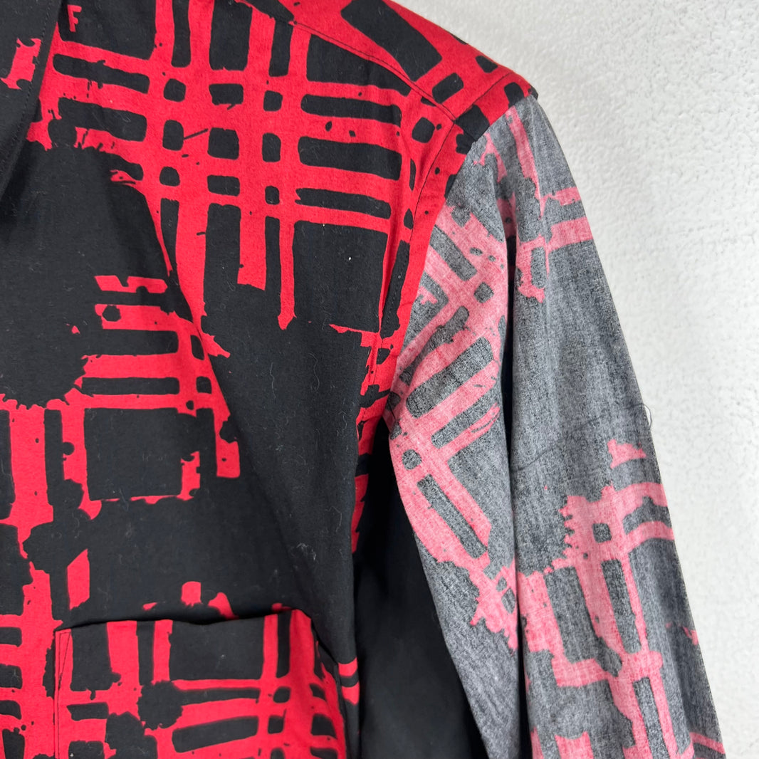 CDG BLACK Ink Splatter L/S Shirt