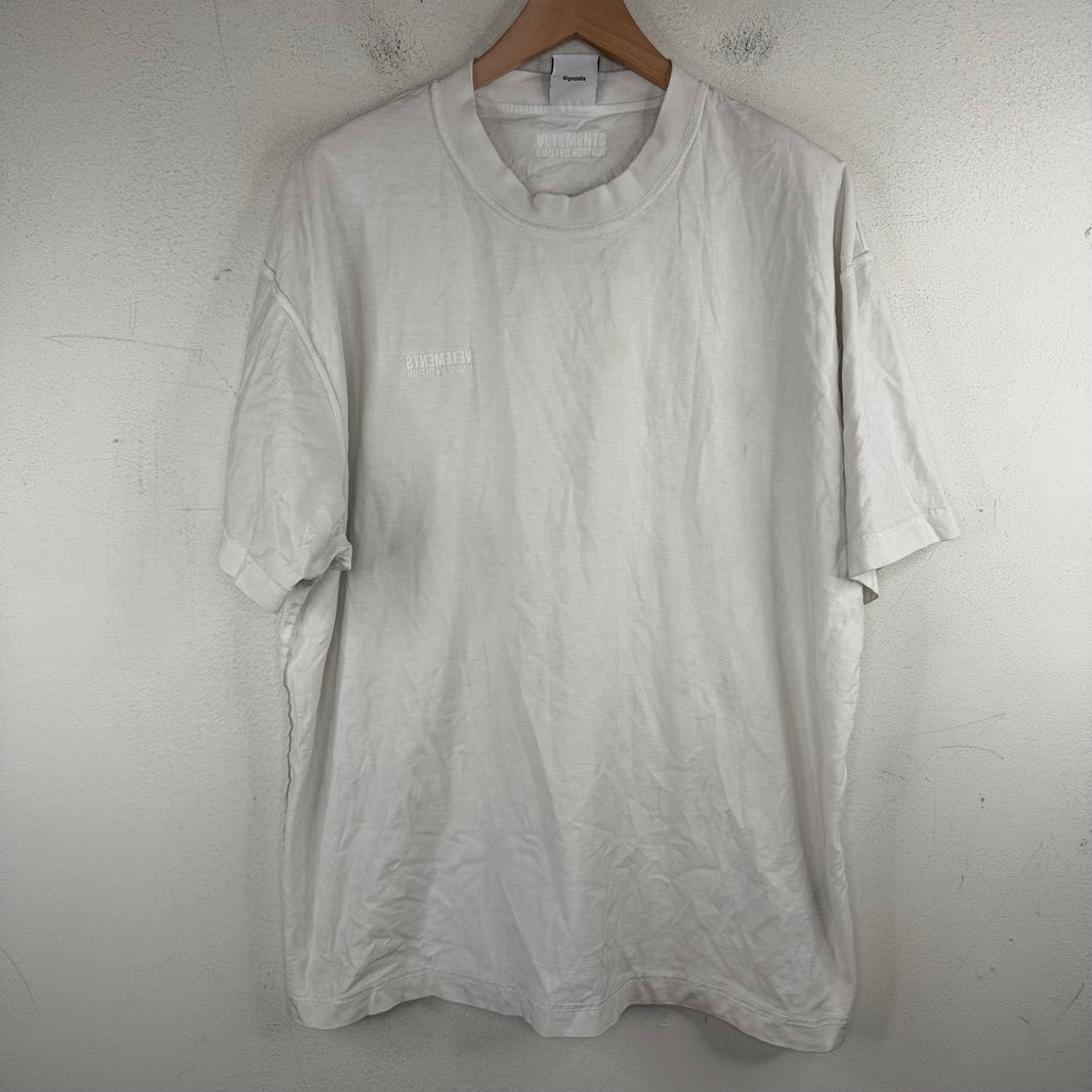 Vetements Inside Out Logo Shirt