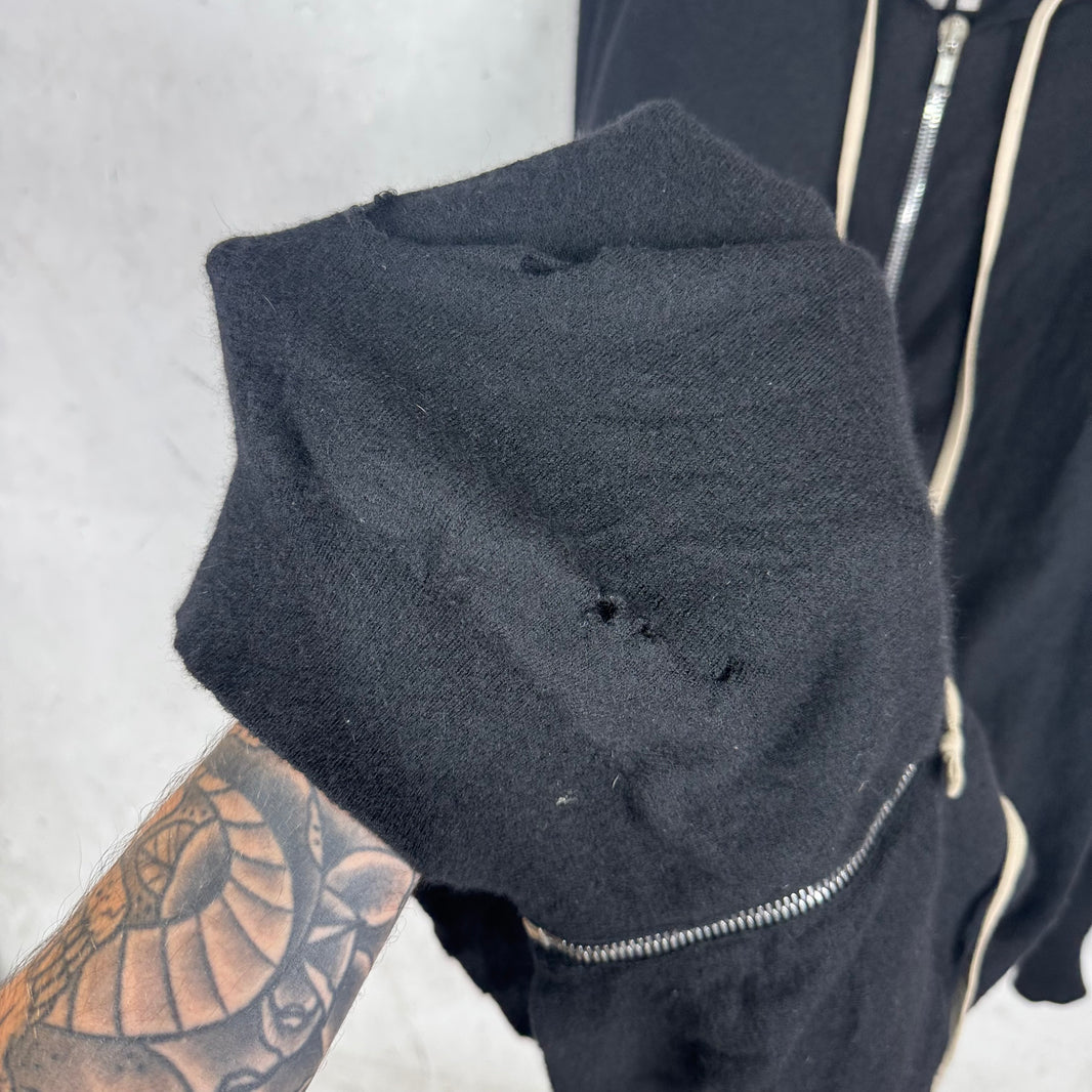 Rick Owens Mastadon Cashmere Jason Zip Hoodie