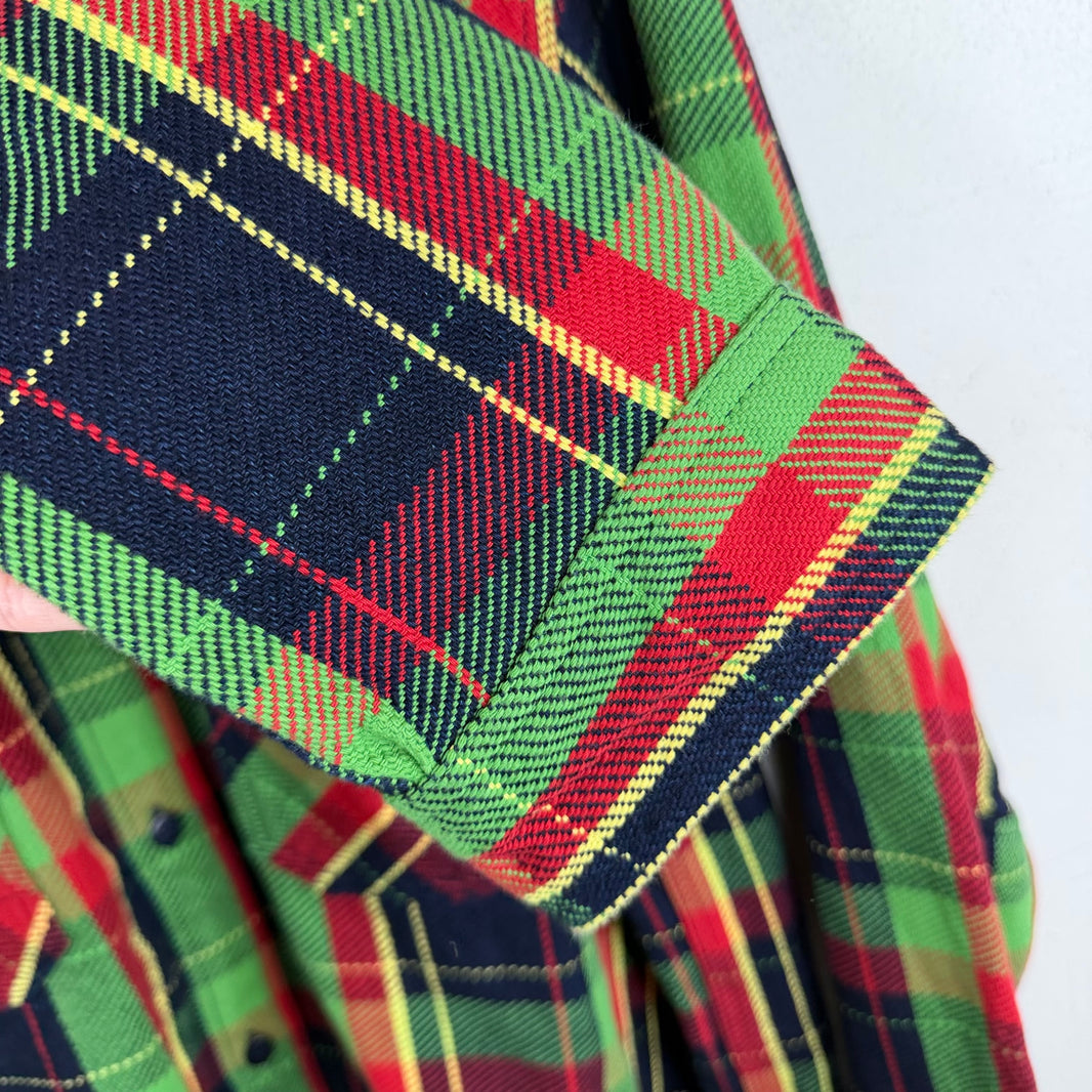 Samurai Jeans Flannel Button Up Shirt
