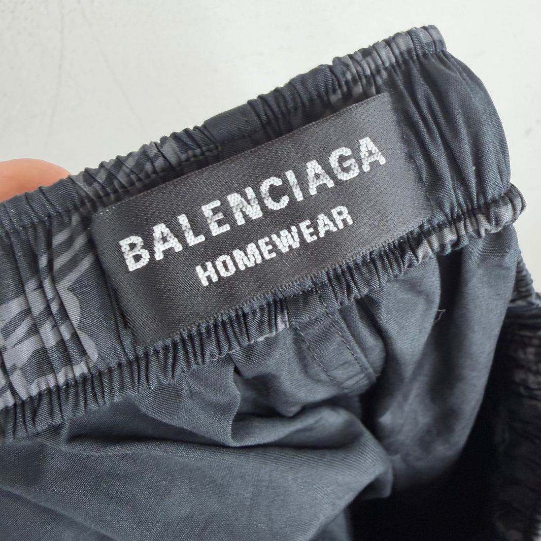 Balenciaga Monogram Nylon Baggy Lounge Pants