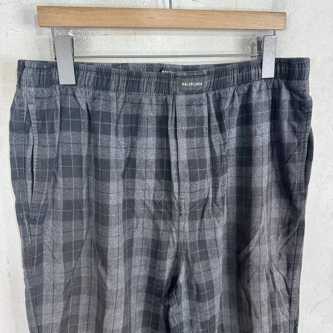 Balenciaga Plaid Pajama Pants