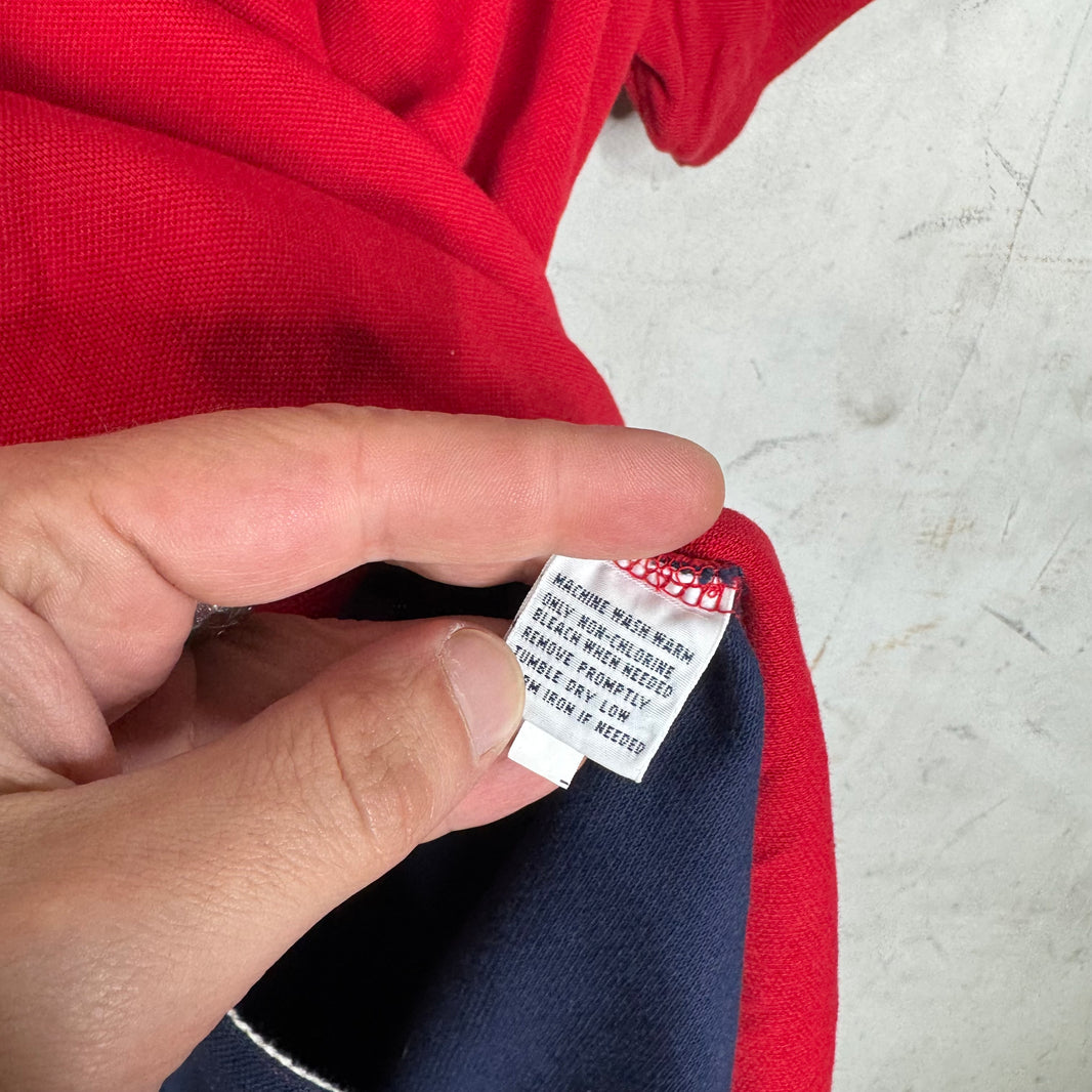 Ralph Lauren Red Two Toned Crest Big Pony Polo