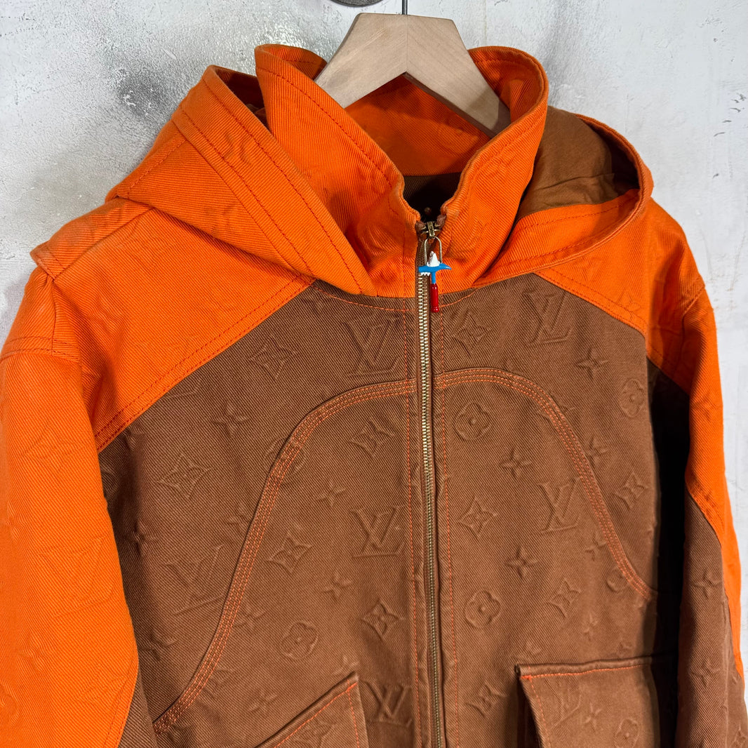 Louis Vuitton Orange Monogram Work Jacket