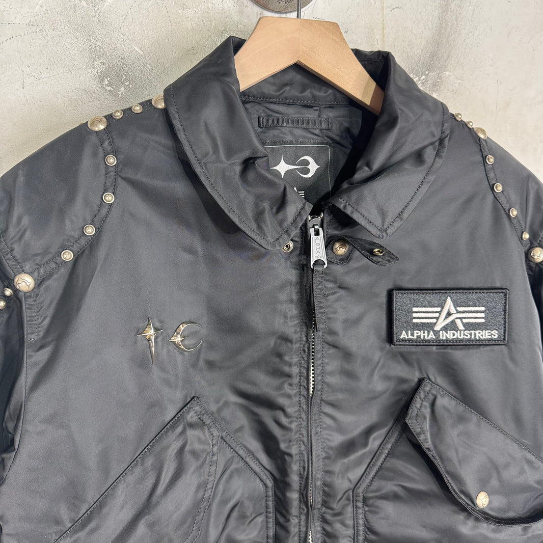 Thug Club x Alpha Industries Studded Bomber