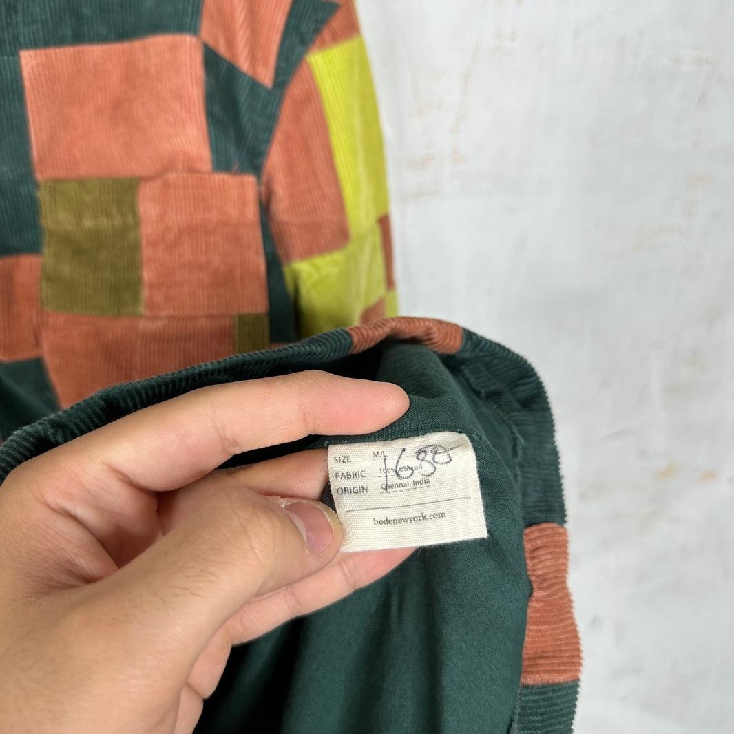 Bode Corduroy Patch Overshirt