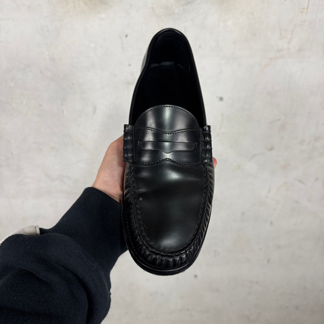Celine Leather Penny Loafers