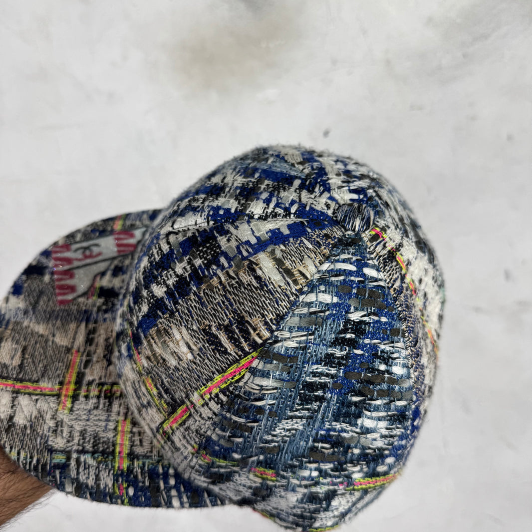 Chanel Tweed Snapback Hat