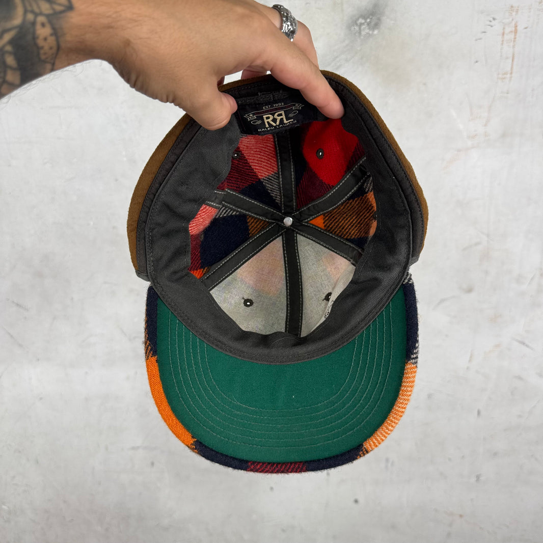 RRL Wool Plaid Earflap Hat