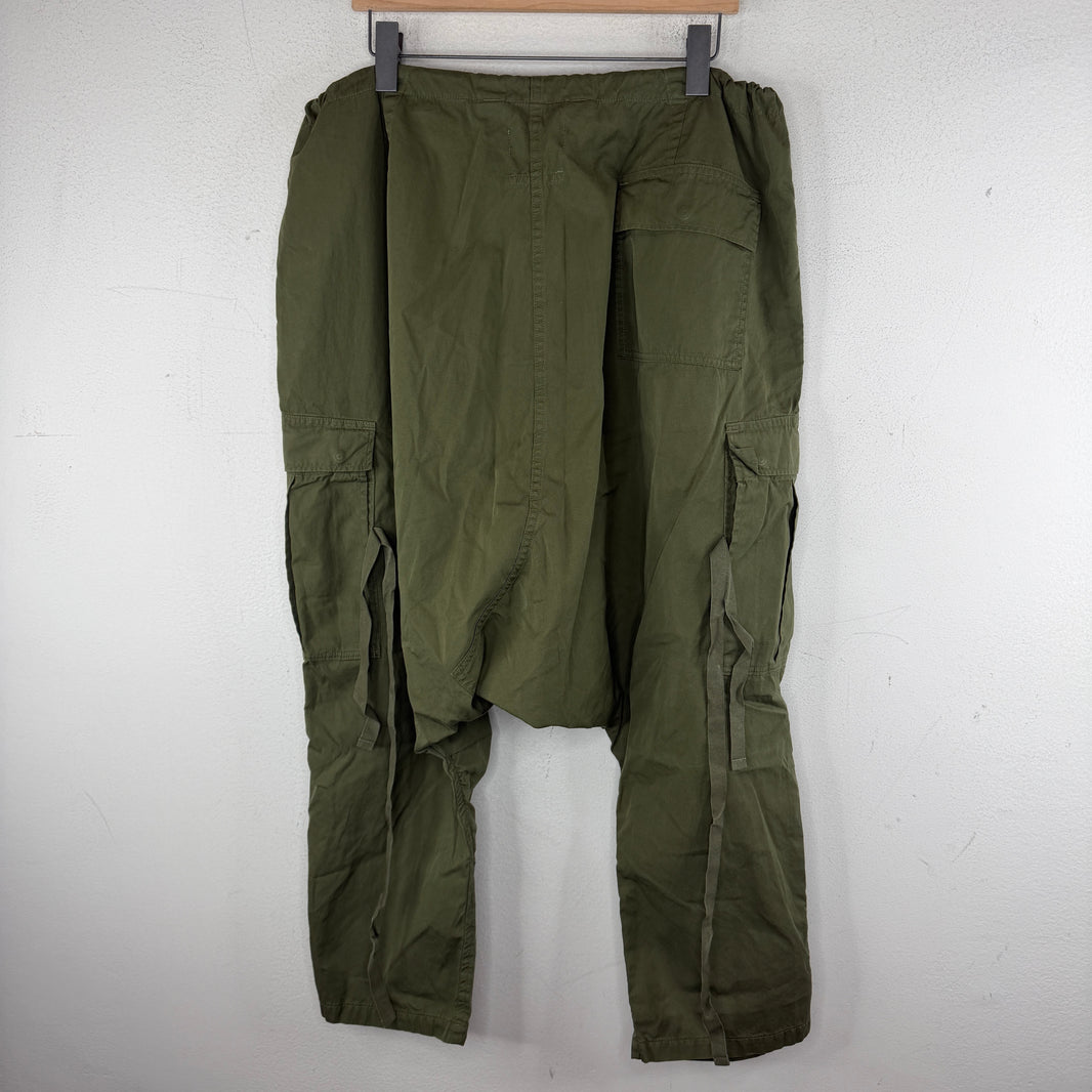 Junya Watanabe CDG Needles Olive Drop Crotch Pants