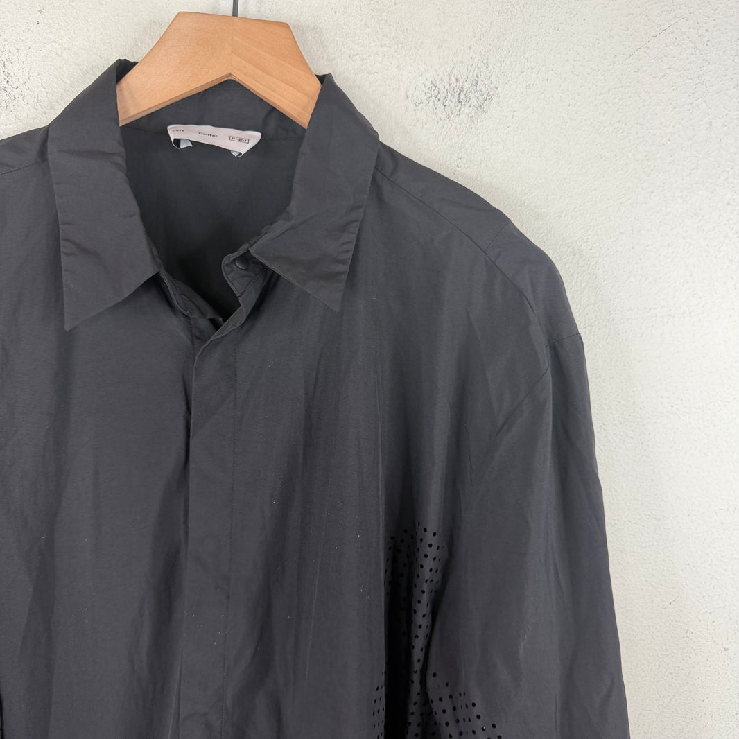 Post Archive Faction Black Nylon L/S Shirt