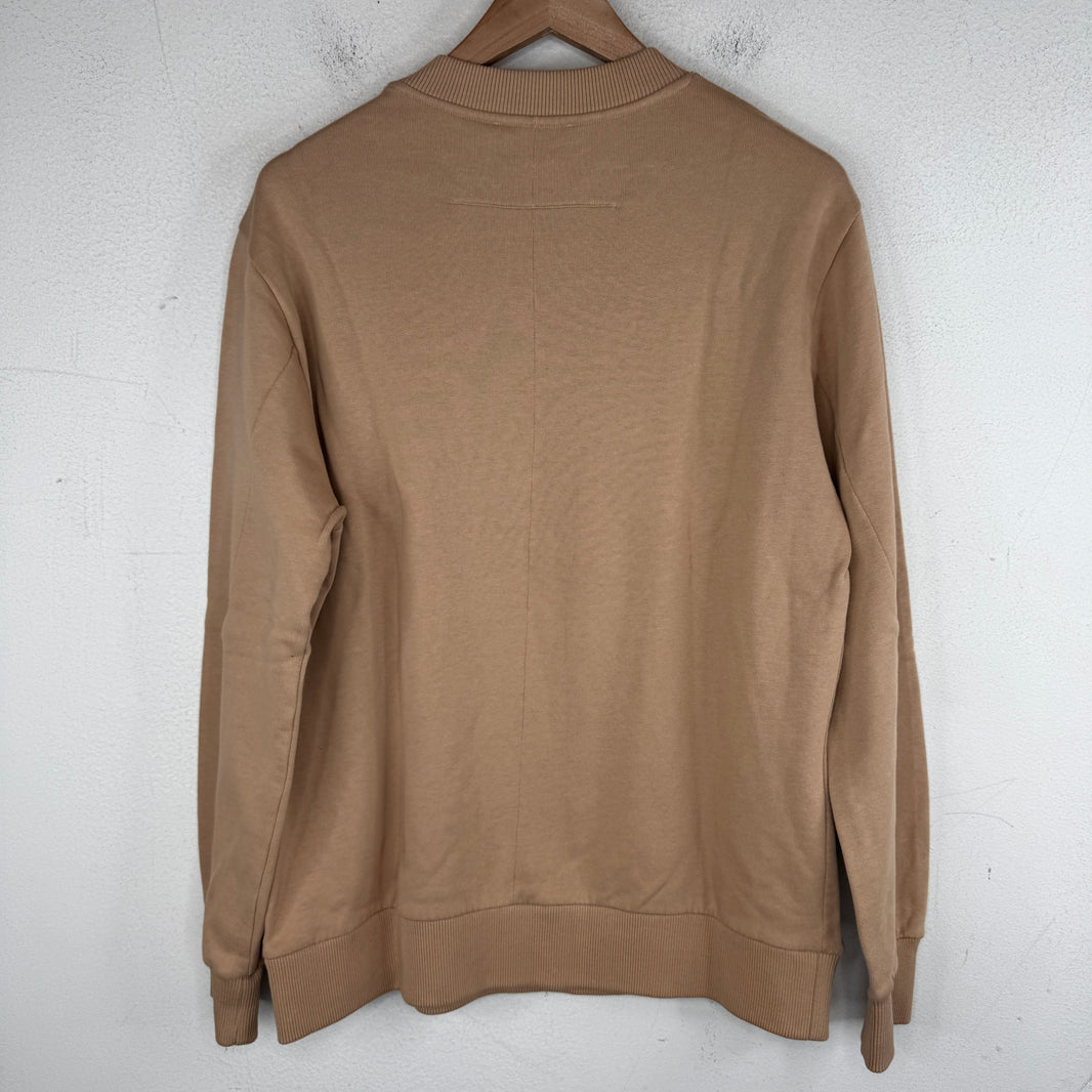 Givenchy Leather/Faux Fur Patch Sweater