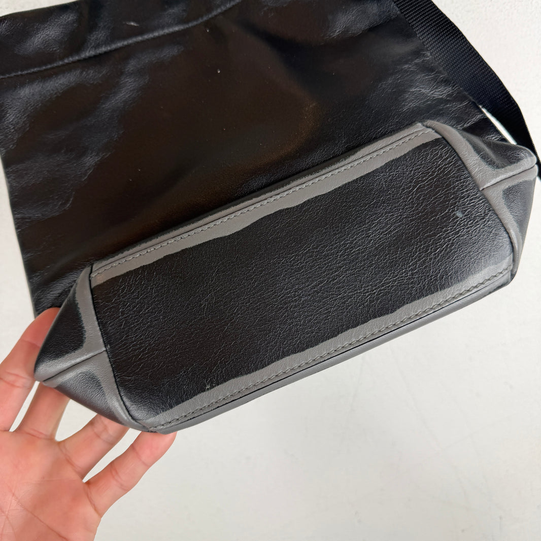 Prada Painted Leather Side Bag