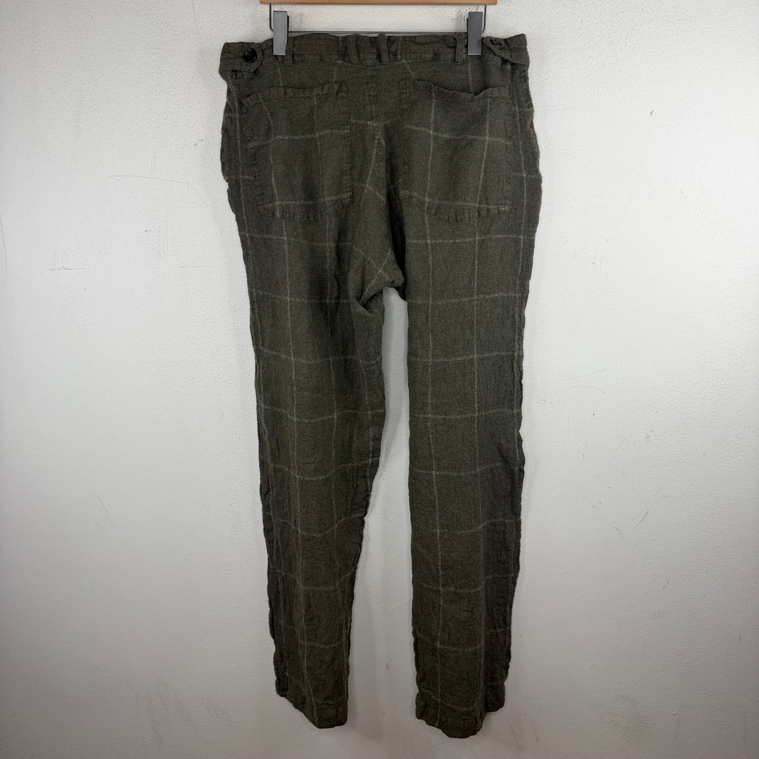 CDG Shirt Wool Flannel Trousers