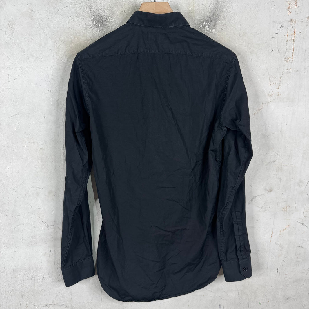 Saint Laurent 2013 Black LS Button Up