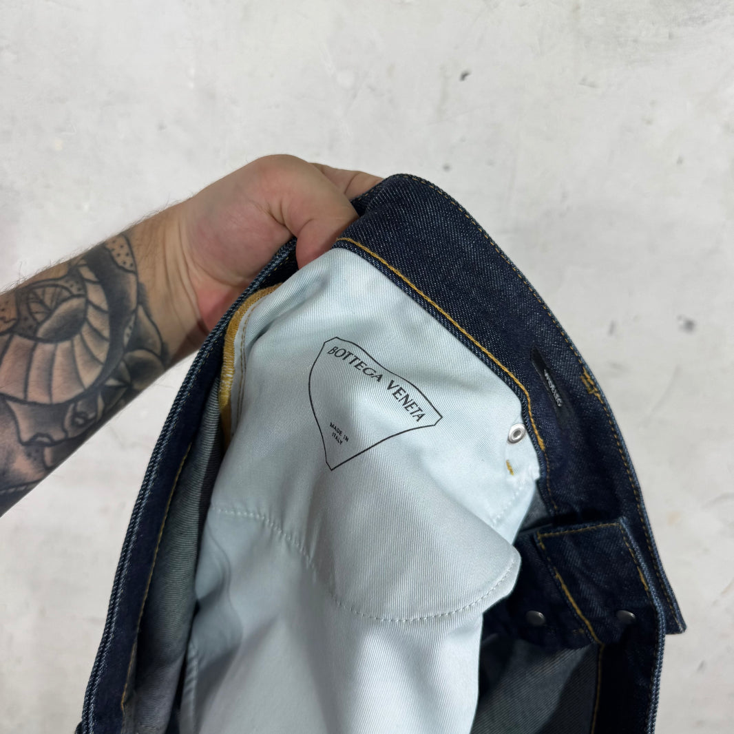 Bottega Veneta Intrecciato Tab Baggy Jeans