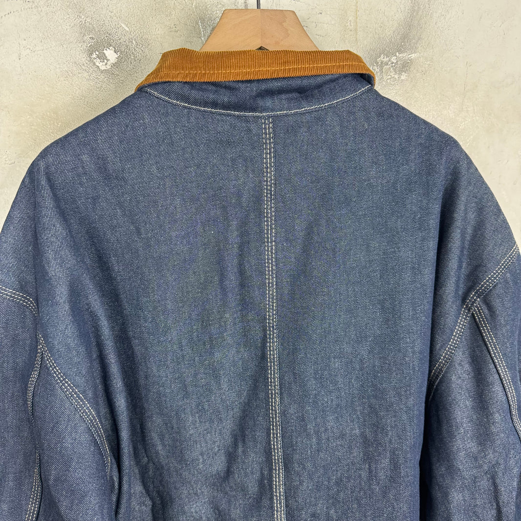 Yeezy Season 6 Flannel Lined Denim Jacket
