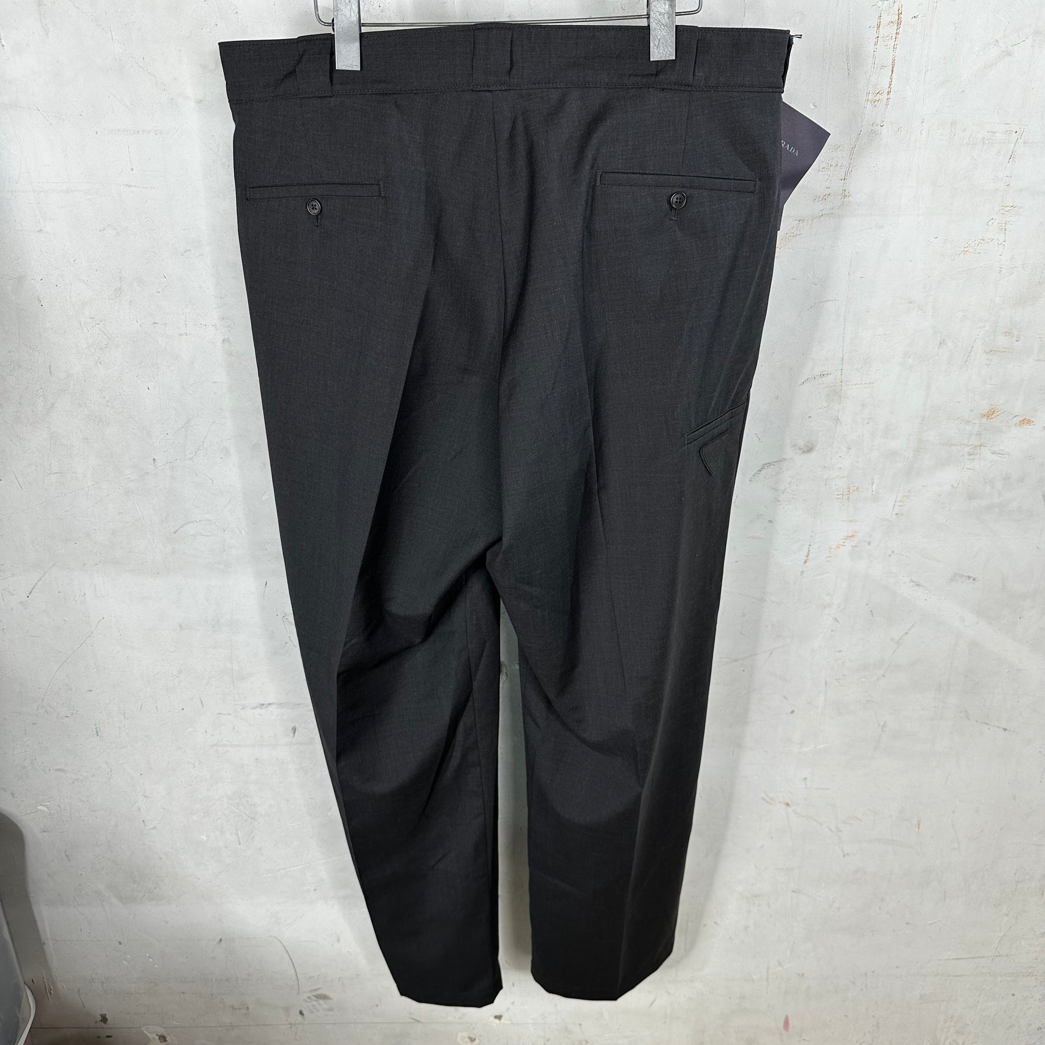 Prada Wide Wool Trousers