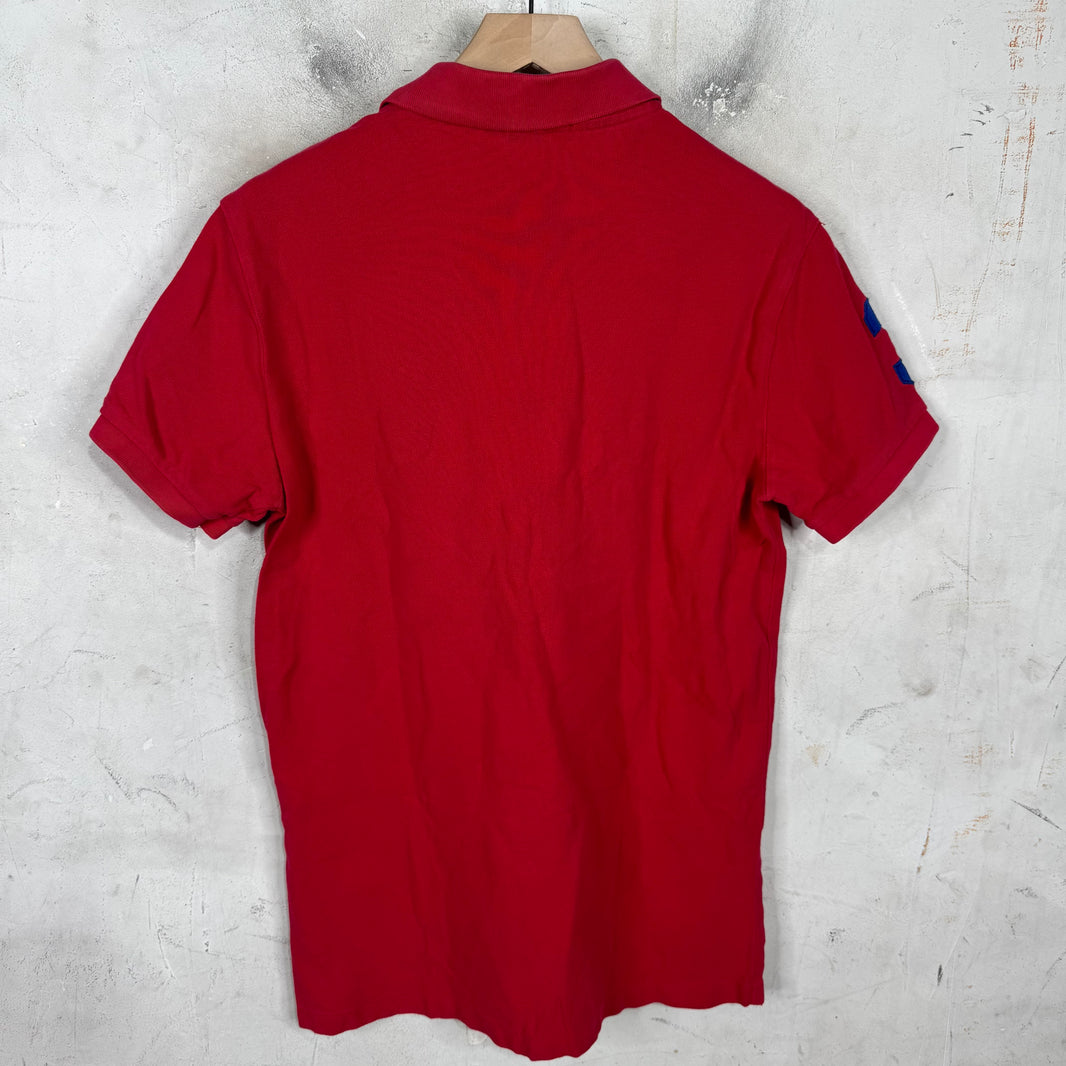 Ralph Lauren Red/Blue #3 Big Pony Polo