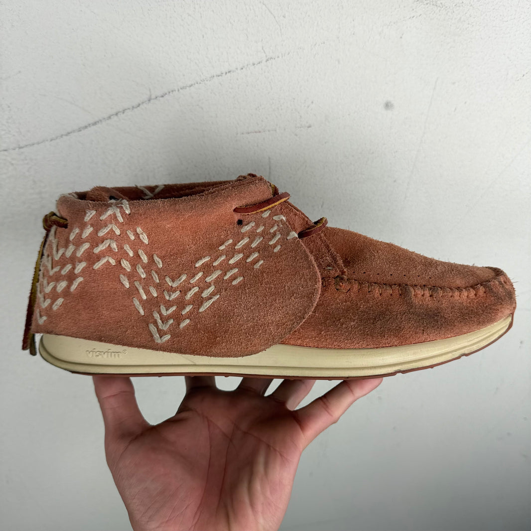 Visvim Pink Suede FBT Sneakers