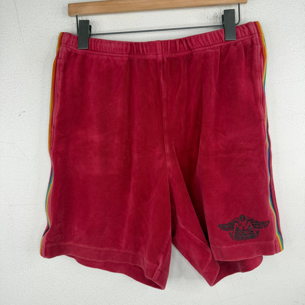 Supreme Hysteric Glamour Red Velvet Sweatshorts