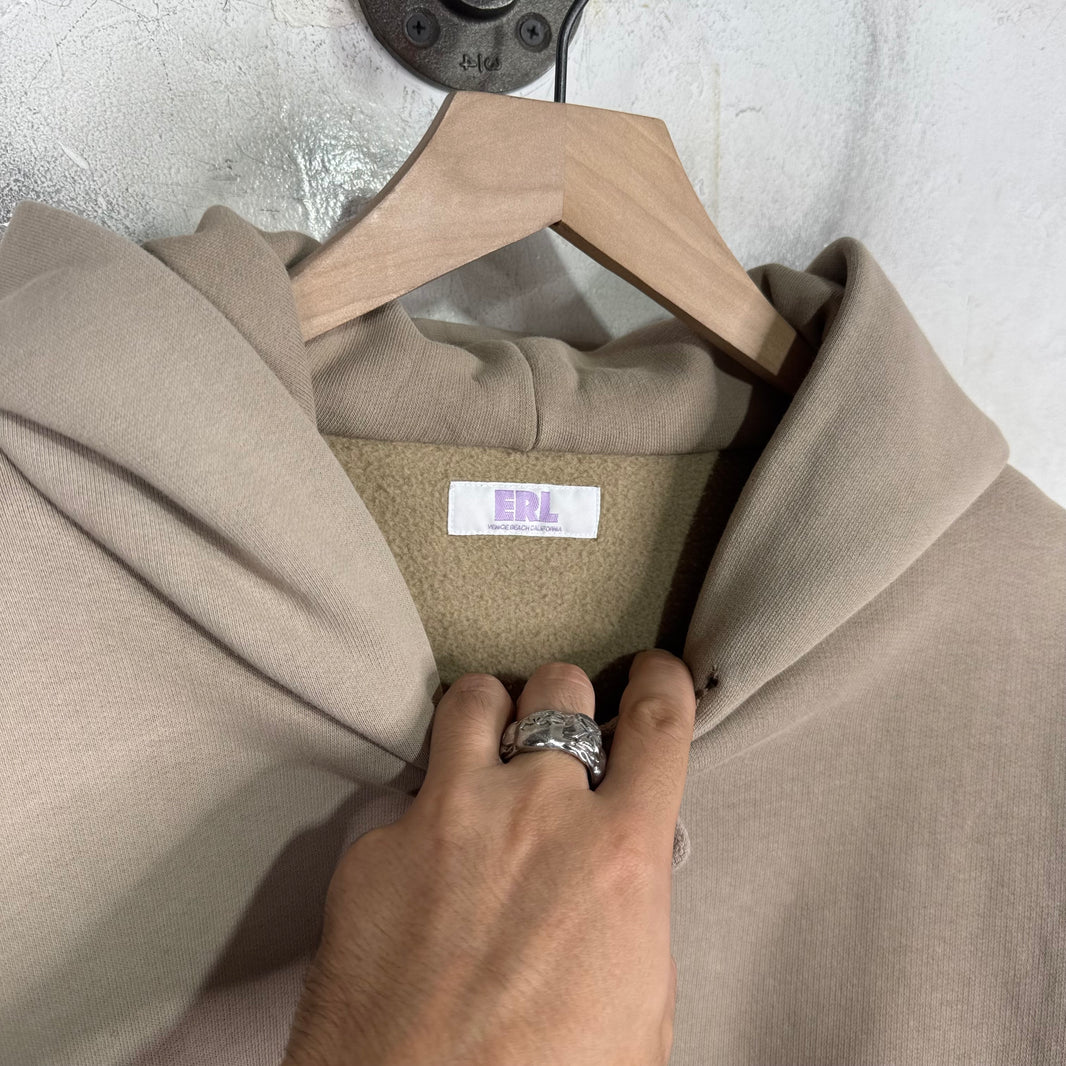 ERL Beige Swirl Hoodie