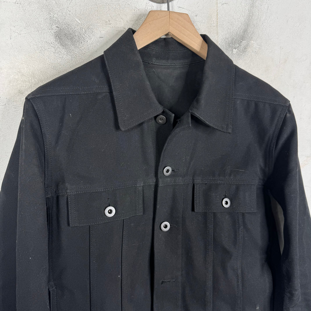 Rick Owens Bonotto Denim Trucker Jacket
