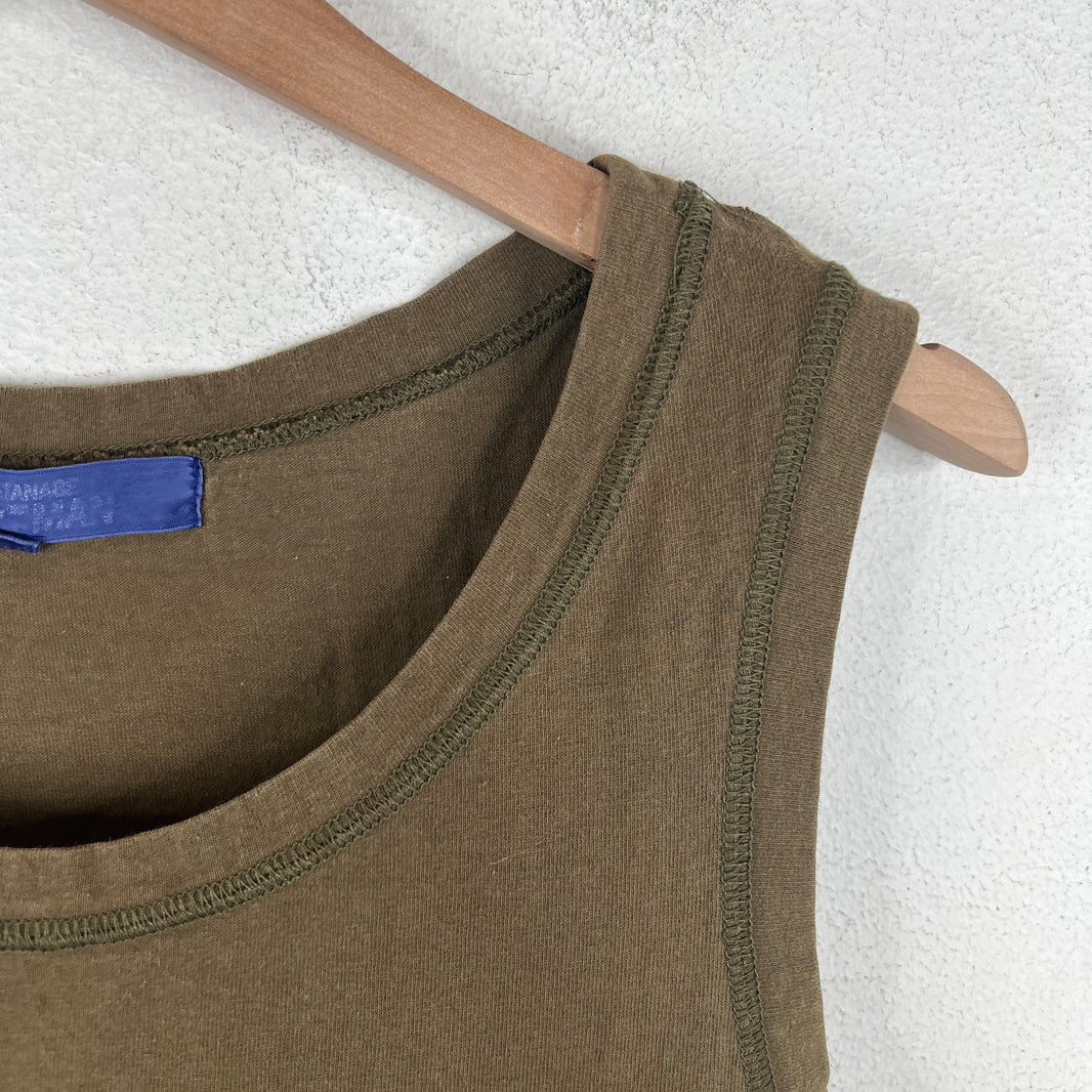 CDG Olive Crest Tank Top