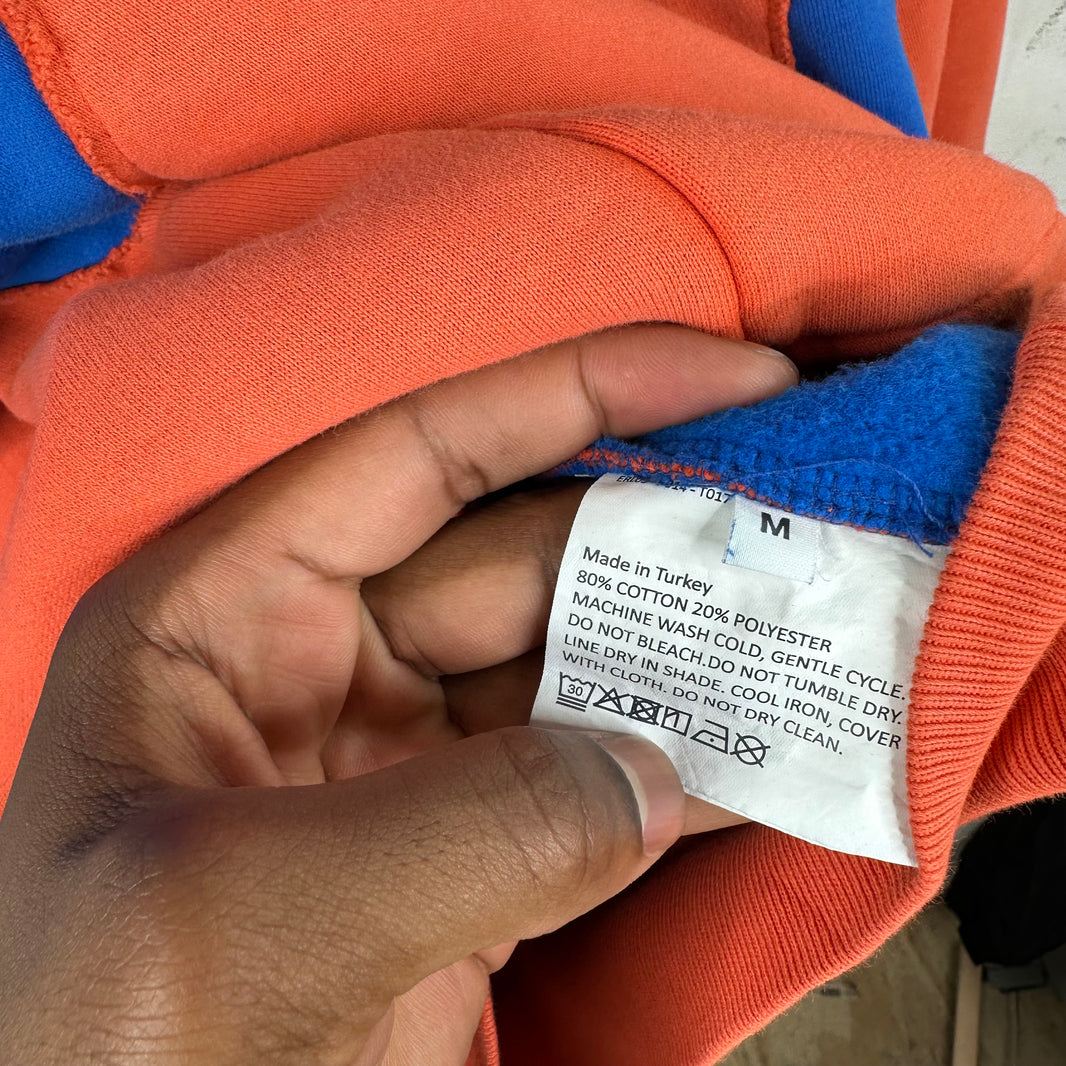 ERL Orange/Blue Swirl Hoodie