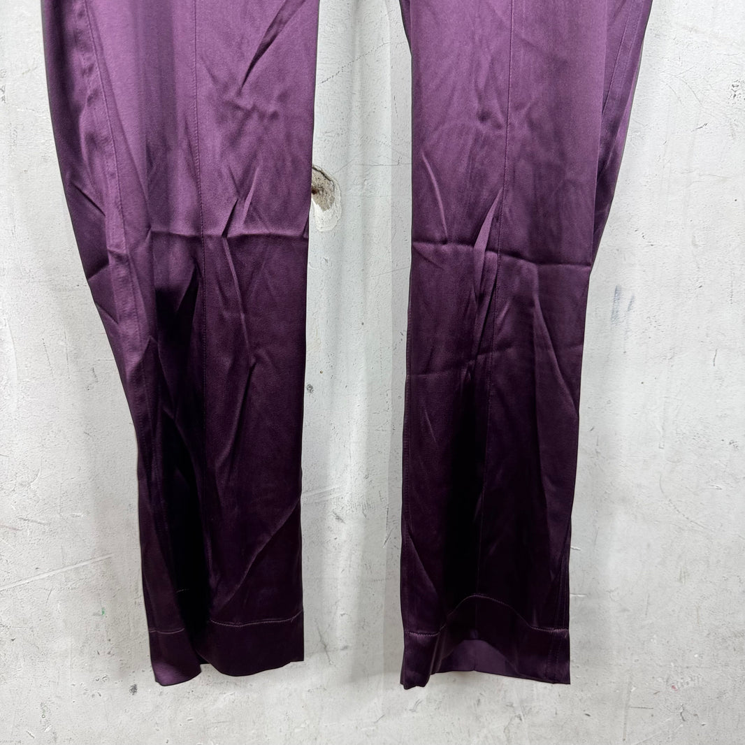 Tom Ford Purple Silk Lounge Pants