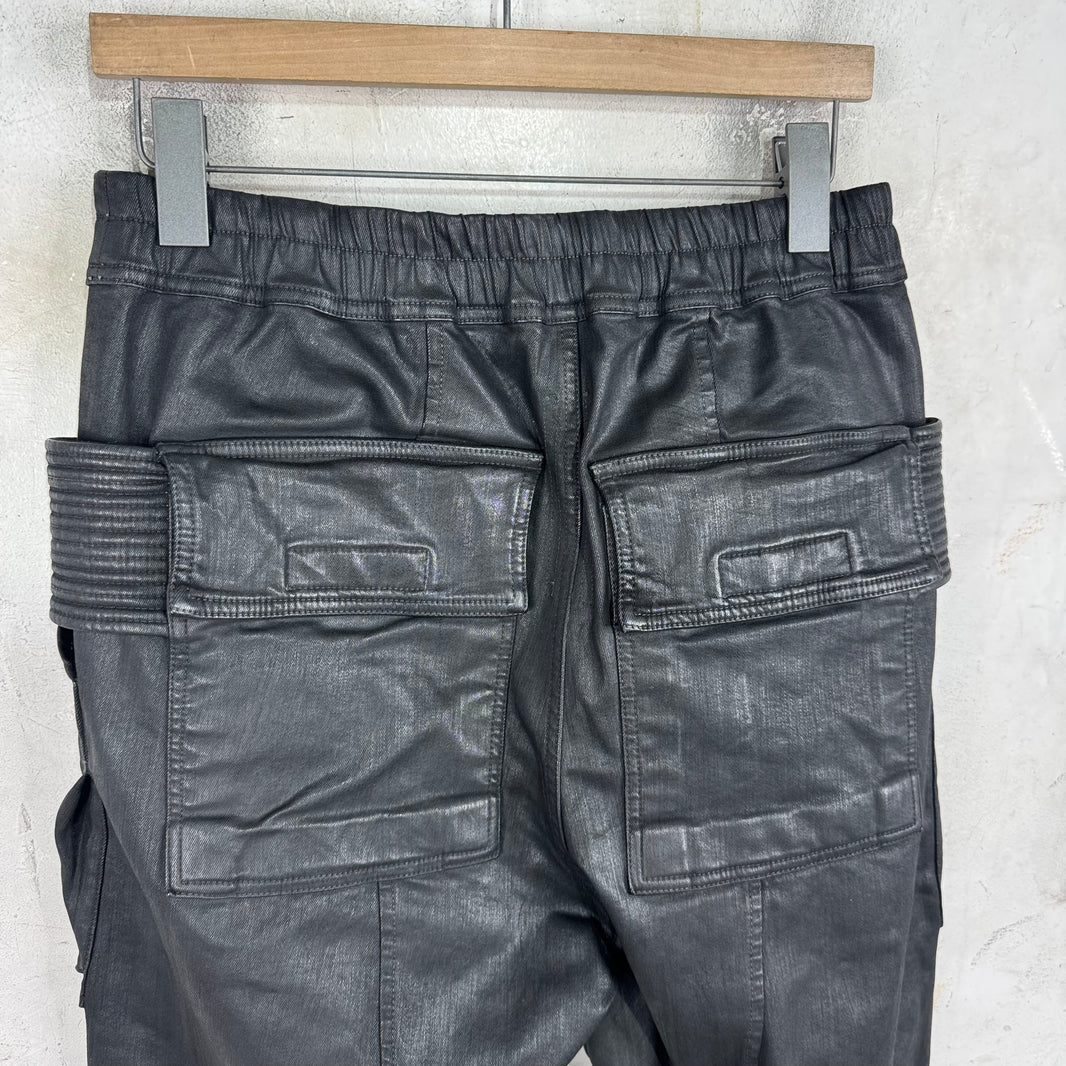 DRKSHDW Waxed Creatch Cargos