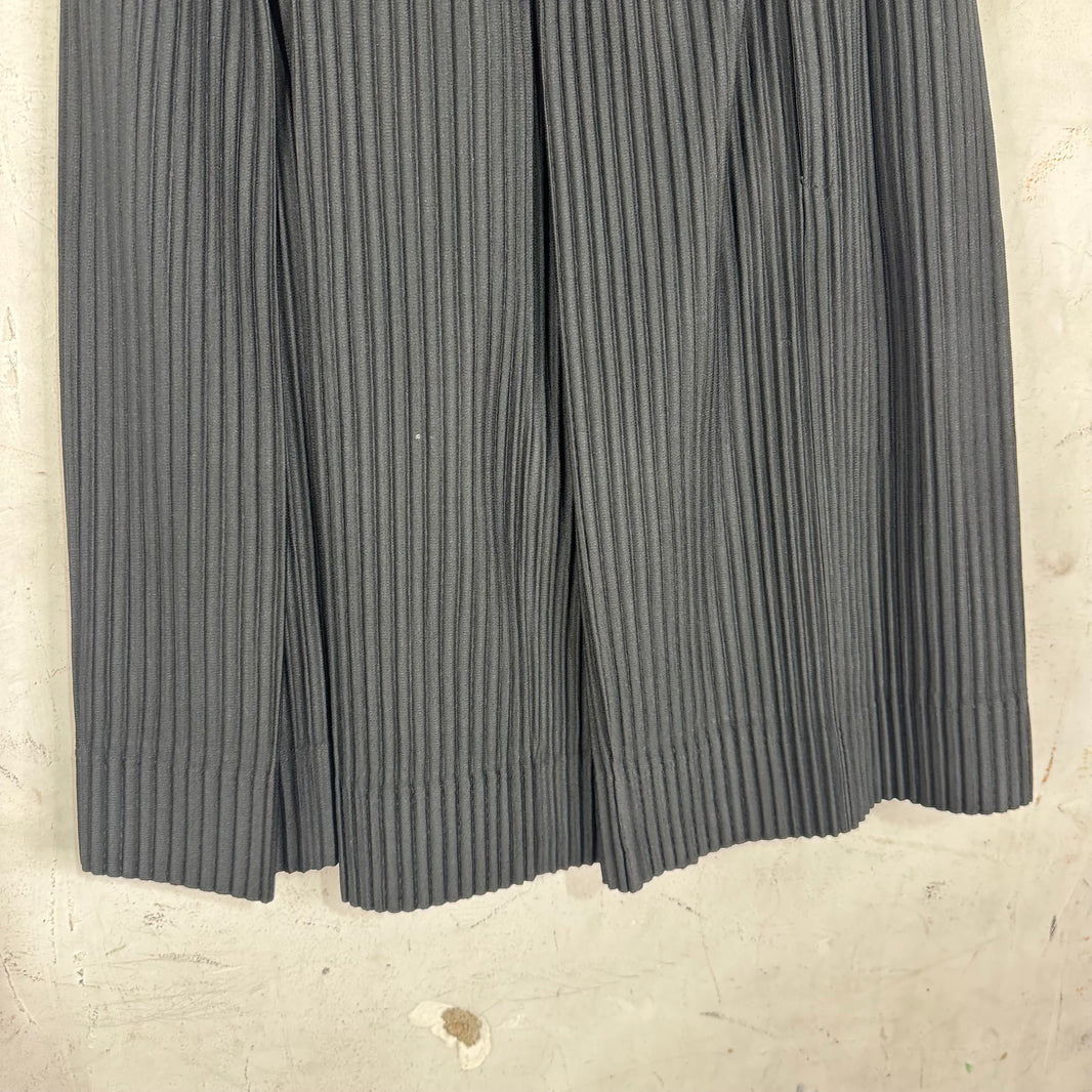Issey Miyake Black Skirted Pleates Shorts