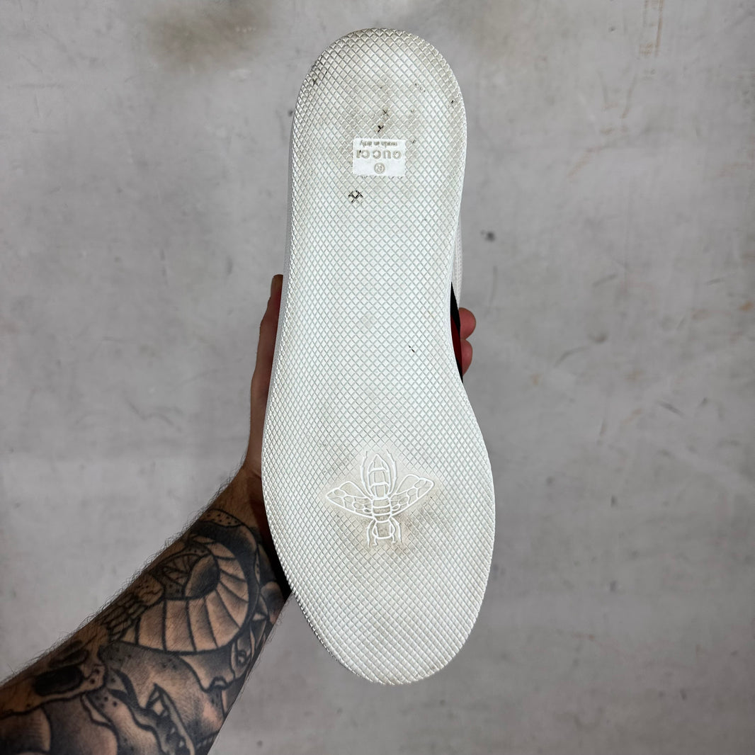 Gucci White Monogram Screener Sneakers