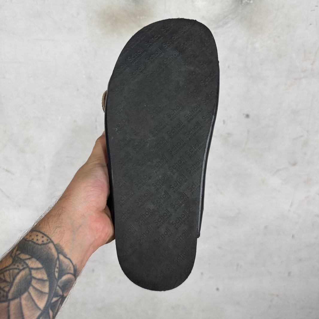 Balenciaga x Scholl Buckled Sandals