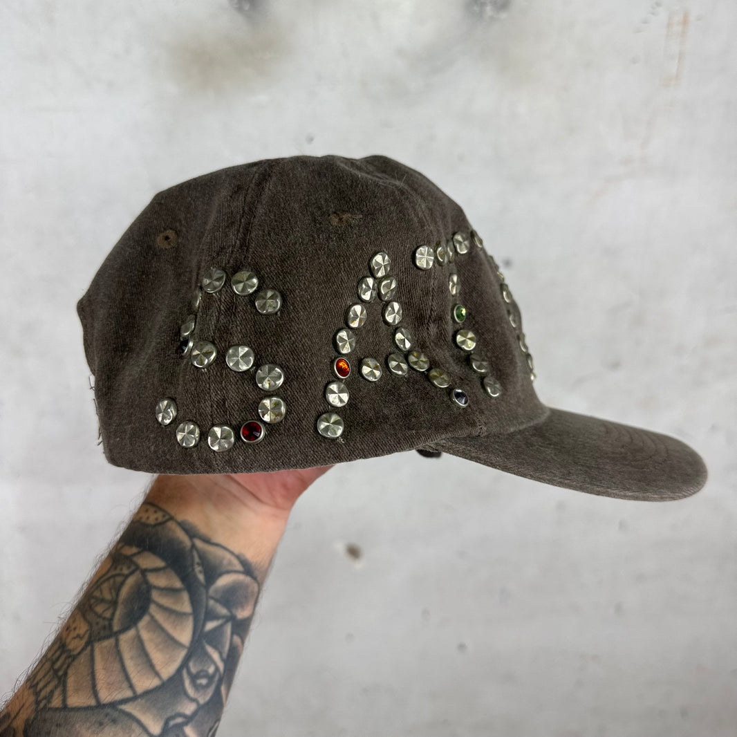 Satoshi Nakamoto Studded Gem Hat