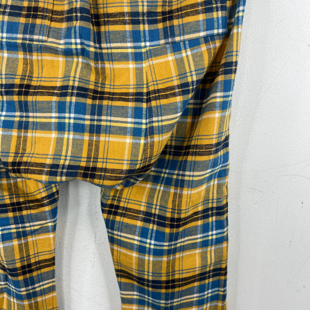 Rick Owens Acid Plaid Drop Crotch Pants