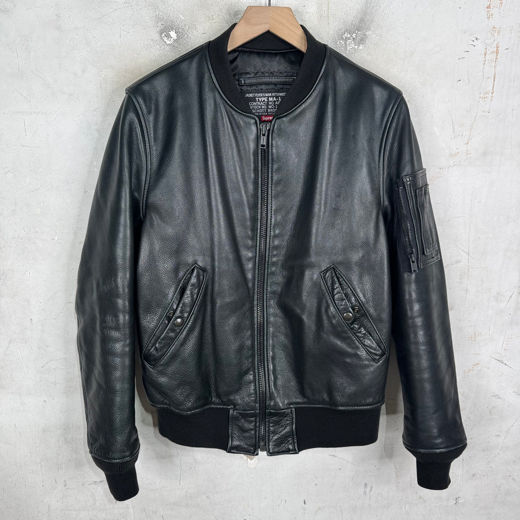 Supreme 2010's MA-1 Leather Bomber Jacket