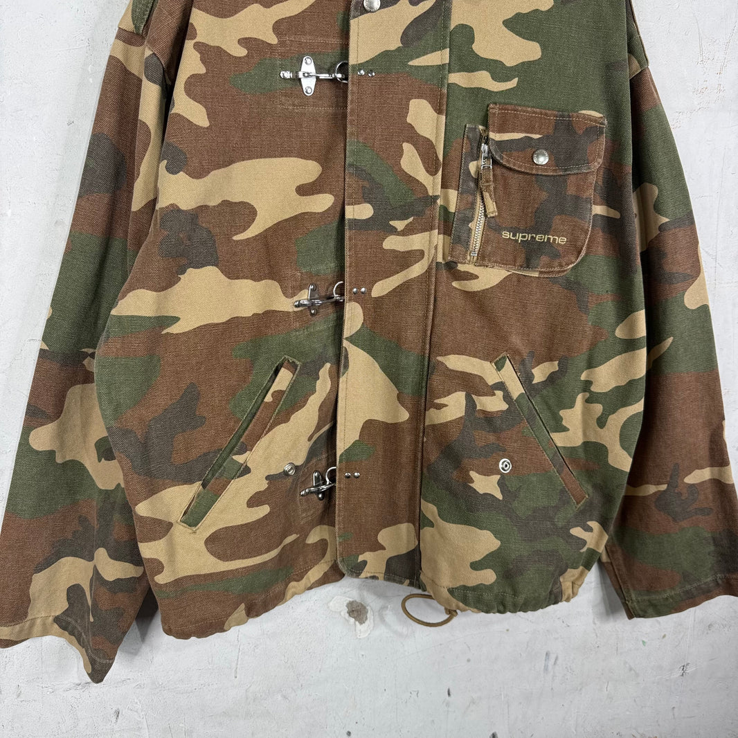 Supreme Camo Canvas Clip Jacket