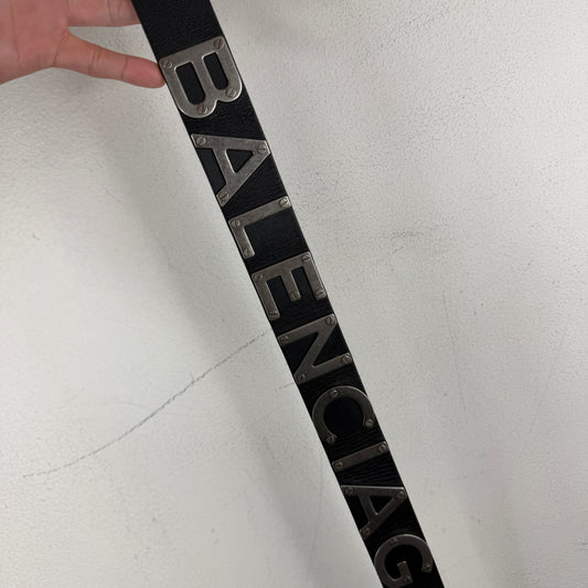 Balenciaga Metal Logo Belt