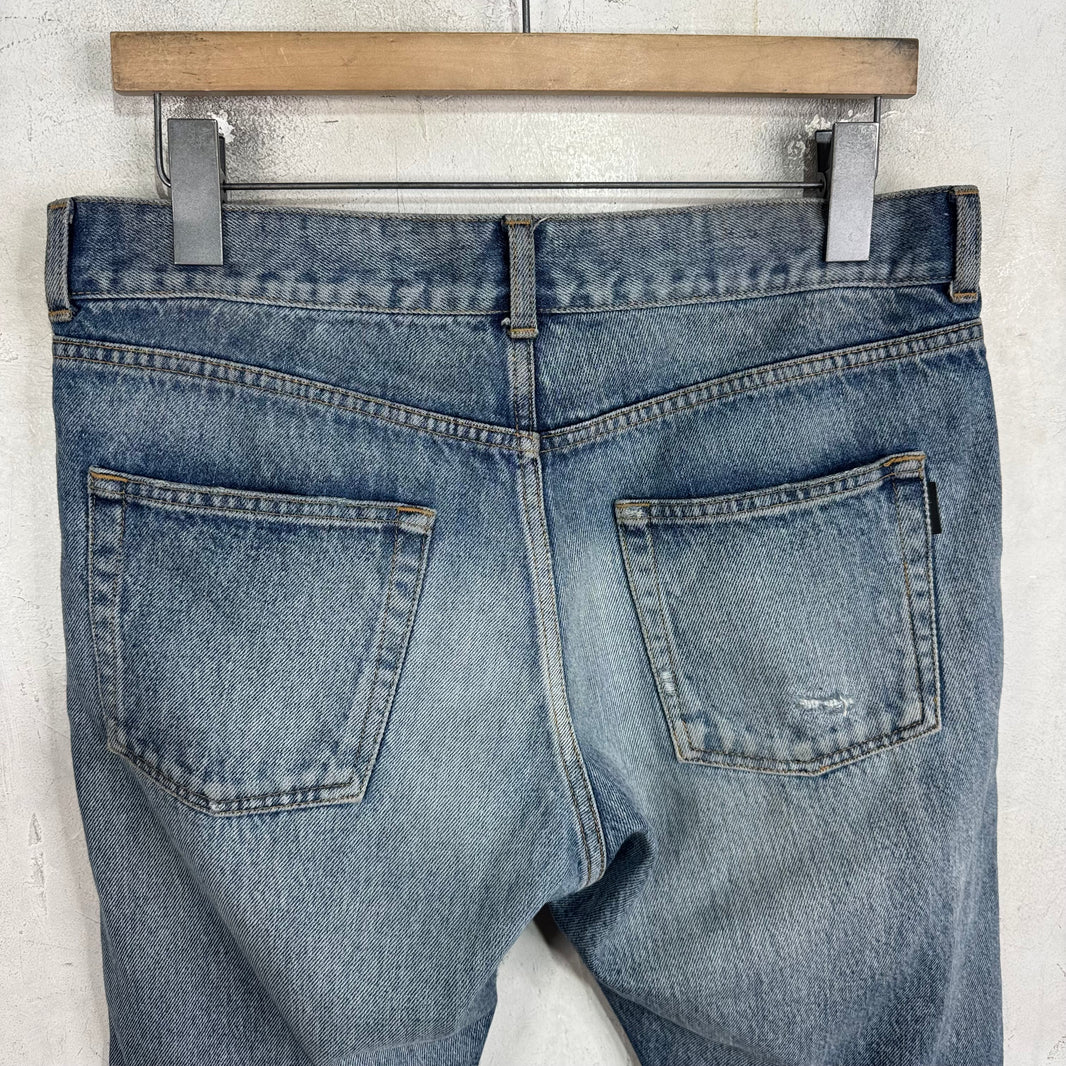 Saint Laurent D01 Lightwash Distressed Jeans