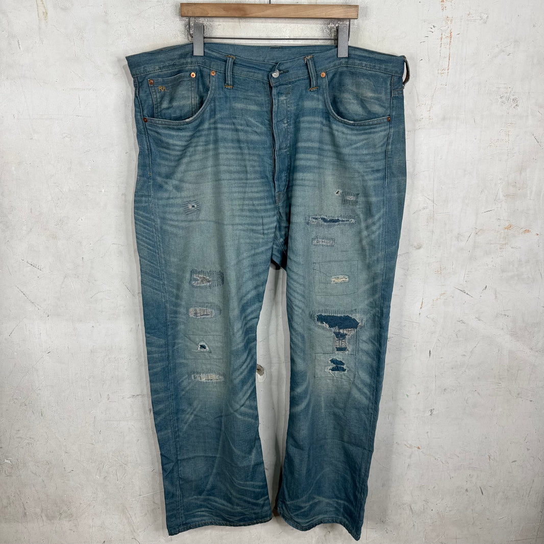 RRL Repaired Lightwash 5 Pocket Jeans