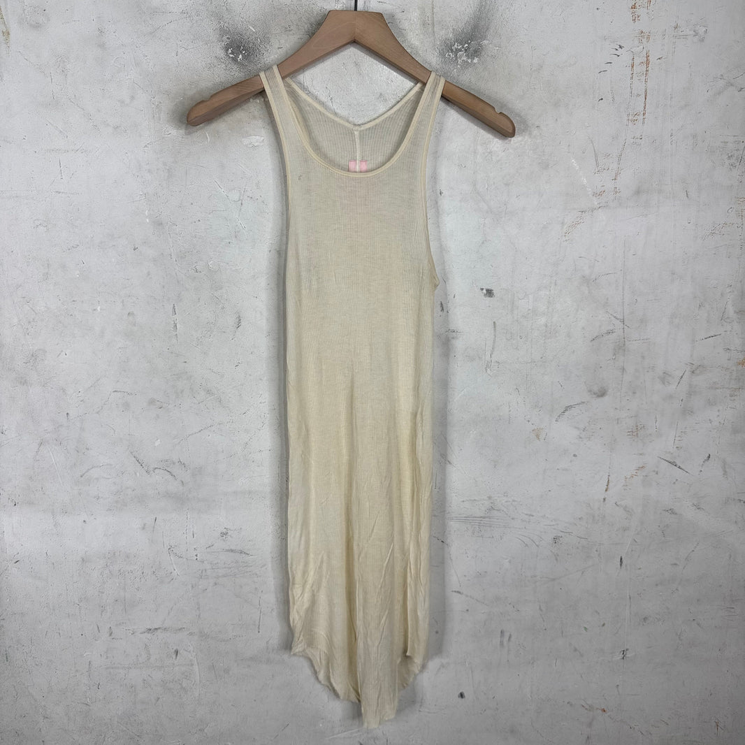 Rick Owens Forever Cream Tank Shirt