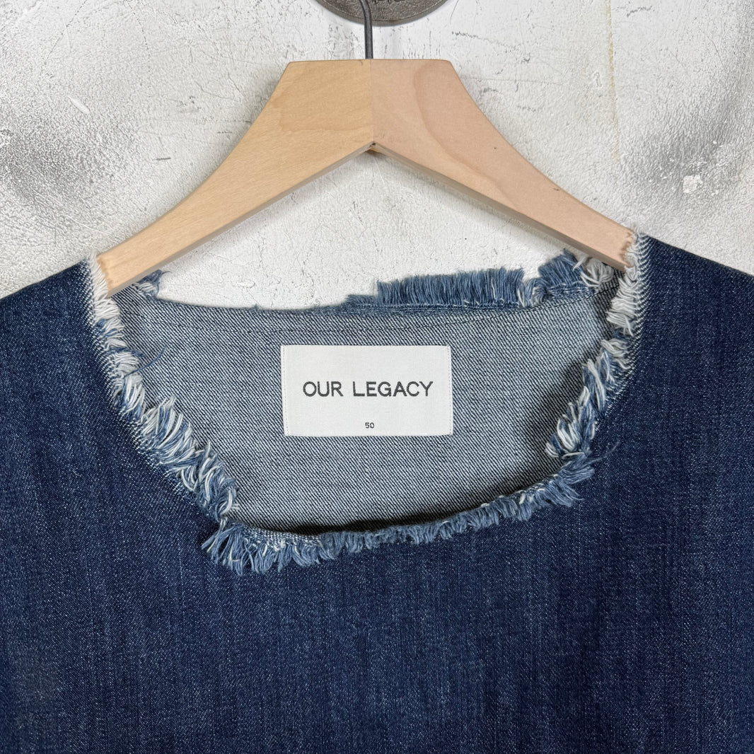 Our Legacy Indigo Dyed Shirting Denim Top