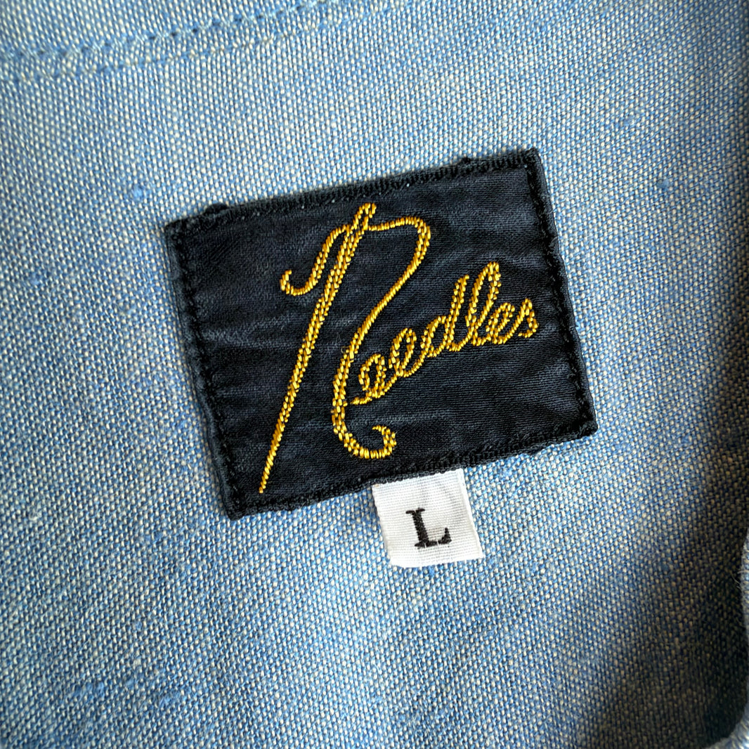 Needles Denim Knot Button L/S Shirt