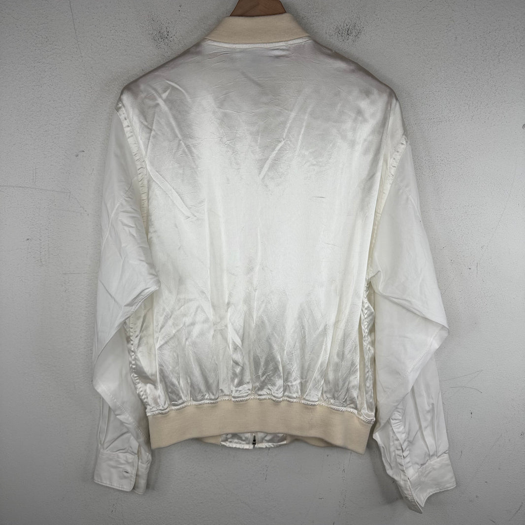 CDG Vintage Satin Bomber Jacket