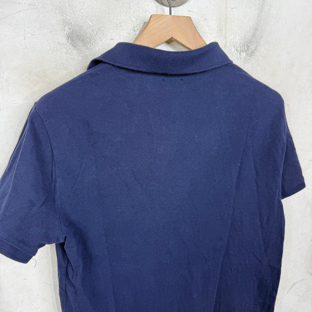 Ralph Lauren Navy Yellow Striped Big Horse Polo
