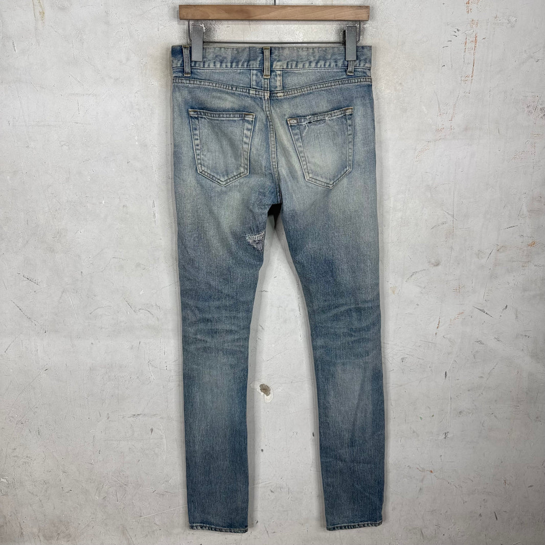 Saint Laurent Lightwash D02 Repaired Jeans
